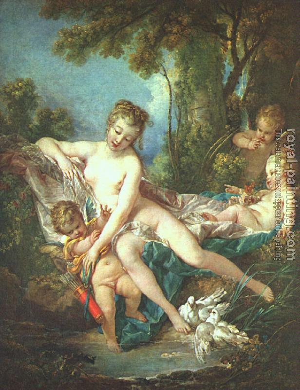 Francois Boucher : Venus Consoling Love